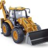 Tractor with Front Loader and Backhoe
